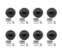 Ronlok Lot de 8 loquets de verrouillage ronds 1/2 de porte - Remplace M1-63 RV Marine