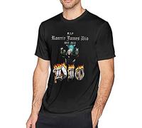 Ronnie James Dio Mans Classic Breathable Mens T Shirt Casual Round Neck Easy Tee Size L