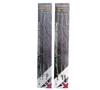 Ronnie Rig Lot de 2 perches pivotantes en fluorocarbone 6 perches (19,1 cm)