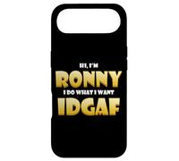 Ronny Costume IDGAF Meme Personalized First Name Ron Joke Coque pour iPhone Air