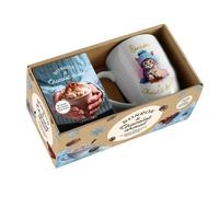 Ronron & Chocolat Chaud - Coffret Avec Un Joli Mug En Céramique Et Un Petit Livret