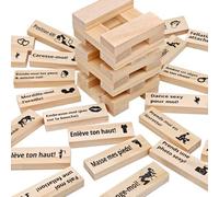 Ronronner Jeux Coquins pour Couples - 48 Pièces Jeu de Construction Romantique pour Couples - Blocs Créatifs pour Renforcer la Complicité, Idée Cadeau Interactive pour Époux et Amoureux