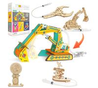 Ronronner Kit d'expériences pour enfants à partir de 8 ans, 4 modèles avec instructions (français non garanti), kit de construction pour l'école et la maison, pour garçons et filles