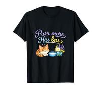 Ronronner, Plus de siffler, Moins Mignon, Jeu de Mots pour Chats T-Shirt