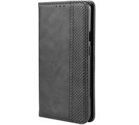 RonRun Coque Compatible avec Blackview BV5300/ BV5300 Pro/ BV5300 Plus, Étui à Rabat Portefeuille PU Cuir Multifonction Housse de Protection Antichoc, Noir