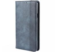 RonRun Coque Compatible avec Blackview BV5300/ BV5300 Pro/ BV5300 Plus, Étui à Rabat Portefeuille PU Cuir Multifonction Housse de Protection Antichoc, Bleu