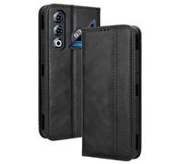RonRun Coque Compatible avec ZTE Nubia Neo 3 GT 5G, Étui à Rabat Portefeuille PU Cuir Multifonction Housse de Protection Antichoc, Noir