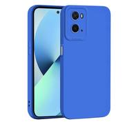 RonRun Coque Oppo A76 4G / A96 4G en Silicone Premium, Étui de Protection Souple Anti-Choc avec Finition Mate Anti-Rayures, Design Mince et Anti-Empreintes Digitales,Bleu foncé