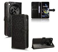 RonRun Coque pour OnePlus Open/Oppo Find N3, Etui à Rabat Clapet Portefeuille Premium en Cuir PU avec Ranges Cartes, Antichoc TPU Flip Housse pour OnePlus Open/Oppo Find N3(Noir)