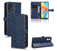 RonRun Coque pour Oppo A38 4G, Etui à Rabat Clapet Portefeuille Premium en Cuir PU avec Ranges Cartes, Antichoc TPU Flip Housse pour Oppo A38 4G(Bleu)