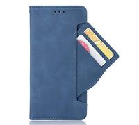 RonRun pour Coque Honor 90 Lite Housse vec Carte Fente étui en PU Cuir Flip Magnétique Portefeuille, 360° Original Slim Couverture Antichoc Case Bleu
