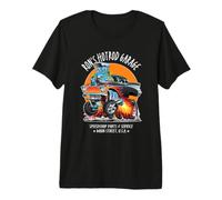 Ron's Hotrod Garage Voiture Classique Motif Ron T-Shirt Haut de Gamme