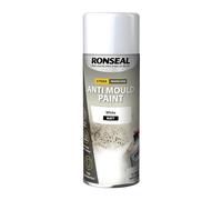 Ronseal qdamawm 400 ml 6 ANNÉE Anti Moisissure Aérosol Peinture Finition Mat - Blanc