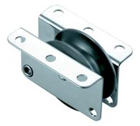 Ronstan Rf41712 Grade en acier inoxydable 316 Série 40 haute Charge Exit et bloc de plomb, capacité de charge 499 kilogram, 1-9/40,6 cm émerillon