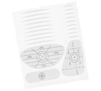 Ronyme 10 pièces Tape Golf Label Swing Pratique, Golf Training Equipment, Golf Club Teaching Golf Impacts Tape Golf Face Rassettes