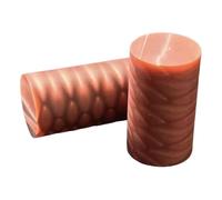 Ronyme 2 Pièces Virole de Queue de Billard Ferrule de Rechange Extrémité de Queue Outil de Réparation Accessoire Professionnel en PMMA Compact et Robuste Con, Brun