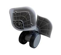 Ronyme 2 roulettes de Rechange pour Valise, Robustes, Rotation à 360°, Outils de réparation, Roues Double rangée pour Valise résistantes, Gris