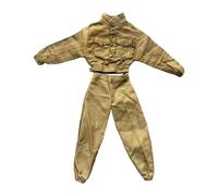 Ronyme 2Pcs 1/6 Uniforme Masculin Tenue Miniature Vêtements Figurines Ensemble de Vêtements pour 12 pouces
