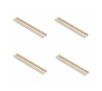 Ronyme 4 Pièces Support Bord Vague Faible Hauteur Rack en Acrylique Canal Vert Standard pr Utilition sur Table , Motif Rotin