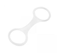 Ronyme 6 Pièces Clip de Tuba de Plongée Support de Tuba Fixation Double Boucle Attache Silicone Souple Adaptable Tenue Ferme sur Sangle Adaptée à Plongée Loi, 3 pièces