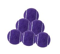 Ronyme 6pcs balles de Tennis pour Exercice d'entraînement débutant balles de Formation Professionnelle 6,4 cm de diamètre pour Le Divertissement en Plein air, Violet