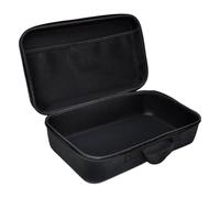 Ronyme à outils, étui pour perceuse, conteneur multi-usages avec poignée, organisateur robuste pour cosmétiques, électricien et autres accessoires, Bord Noir