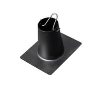 Ronyme Adaptateur de gouttière à chaîne de Pluie, décoration Noire, pièce Robuste et antirouille, Remplacement, Accessoires pour Jardin et Maison