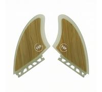 Ronyme Aileron de Surf Monopatte Aileron Planche Aileron Unique Aileron Dérive Amélioration du Flux d'eau Stabilité et Contrôle Finition Bois Esthétique