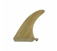 Ronyme Aileron de Surf Unique Aileron Central Dérive Longboard Dérive de Planche Fibre de Verre Résistante Bambou Intégré Apparence Bois Stabilité et , 8 Pouces