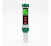 Ronyme Analyseur de Liquides Portable Testeur d'Eau Ph TDS Salinité Température Mesure Numérique 5 en 1 Afficheur Trois Boutons Fonction Hold Boîtier Compact, Vert
