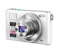 Ronyme Appareil Photo numérique Robuste, Portable, 5X, Professionnel, Compact, Polyvalent, Jouet, Accessoires pour, études, Enregistrement, vlog, Blanc