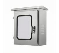Ronyme Armoire Électrique Extérieure En Acier Inoxydable Ventilé Armoire Commande Extérieure En Acier Inoxydable Sécurisé pr Électricie, Résidentiel, 300x400x180mm
