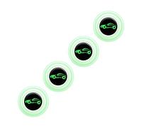 Ronyme Autocollant Universel de Protecteur d'épaississement de Protection de Joint d'étanchéité de Porte de Voiture Universelle, 4xLumineux avec Signe