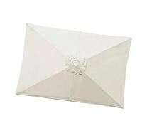Ronyme Auvent de Rechange pour Parasol 200 cm x 300 cm, Pratique, Facile à Installer, rectangulaire, pour Jardin et terrasse, Blanc Beige
