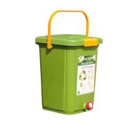 Ronyme Bac à Compost d'intérieur, Recyclage avec Couvercle scellé, Seau à Compost Portable Pratique de 20l pour Ferme, Cuisine intérieure, Cour, Balcon