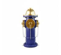 Ronyme Balise Potty Poste Hydrant Extérieur Marqueur Résine Fonction Guide Adaptée à l'Entraînement Canin Extérieur Pelouse Décoration Maison 45cm, Bleu, Grand