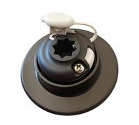 Ronyme Base de Bateau Gonflable Support de Planche Support d'ancrage Socle de Montage avec Douille Étoile Alignement Stable Corps Moulé Lisse Cap à Verrou, Base Ronde À Huit Angles
