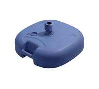 Ronyme Base Support pour Parasol Exterieur avec Corps Rectangulaire Arrondi et Verrouillage Facile Support Stable pour Mât Jardin Portable Convient Cour, Bleu Classique
