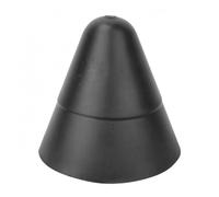 Ronyme Bateau Gonflable Capot Étrave Conique Protection Bow Embout Avant Coque Plastique Base Élargie Couche de Recouvrement Ajustée Profil Doux Adapté aux, 45 Degrés Noir