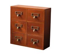 Ronyme Bibliothèque Catalogue de Cartes Armoire de Bureau Organisation Collection décorative Organisateur de Bureau esthétique Tiroir de Rangement