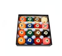 Ronyme Billes de Billard Boules Résine Harmonie Sphères Roulage Précis Numérotation Ensemble Sportif pour Entraînement et Parties Entre Amis Adapté Salle de, TP-B109 - Boules De Cristal TV