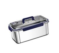 Ronyme Boîte à lunch en acier inoxydable, récipient de préparation des repas, grande capacité, boîte de rangement multifonctionnelle pour fruits, idéale pour, 5600 Ml