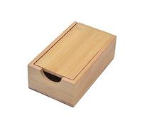 Ronyme Boîte à roulettes en bois pour dés en bambou, château à roulettes en bois, plateau à roulettes pour dés fabriqué à la main pour les joueurs de RPG, appartement