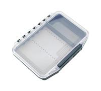 Ronyme Boîte de Rangement pour Mouches - Coffret Cadeau pour Mouches - Robuste, avec Couvercle Transparent, séparateurs Ajustables, léger et Compact - Étui, Noir