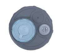 Ronyme Bouchon de bidon d'eau avec Joint d'étanchéité, Portable, Anti-poussière, Double Couvercle, Anti-Fuite, pour Seau de Rangement, réservoir de, Gris Foncé