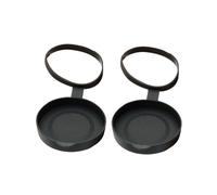 Ronyme Bouchons d'objectif Accessoires pour Jumelles Noir Compact Professionnel Robuste 10x42 Remplacement Direct Cadeaux Housses de Protection pour Jumelles, Objectif