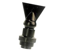 Ronyme Buse de Bec de Canard pour Aquarium, rotative à 360°, compacte, Accessoire pour Pompe de Circulation, buse de trombe d'eau Noire, Sortie de, Longueur 103 Mm