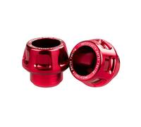 Ronyme Cadre de Fourche Avant de Moto Universel, Curseur de Protection Contre Les Chutes, Protection Contre Les Chocs de Roue pour Motos, Robuste et léger, Rouge