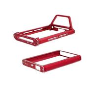 Ronyme Cadre de protection d'émetteur, Support de coque de Support en métal, cadre de protection en métal pour accessoires d'émetteur de voiture pour Noble, ROUGE