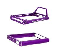 Ronyme Cadre de protection d'émetteur, Support de coque de Support en métal, cadre de protection en métal pour accessoires d'émetteur de voiture pour Noble, violet